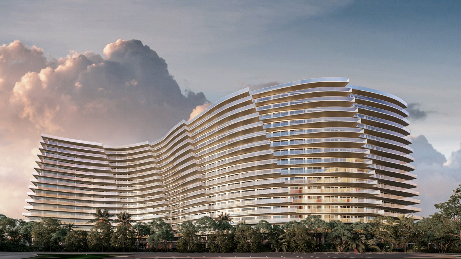 Render oficial de Azur Beach Residences